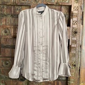 Banana Republic Tuxedo Style Shirt Size S